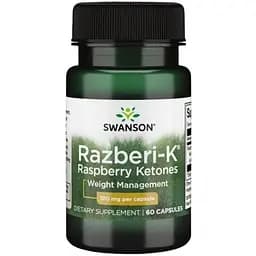 Жиросжигатель Swanson Razberi-K Raspberry Ketones 100 mg 60 caps (1086-100-30-3717091-20)