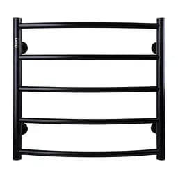 Полотенцесушитель UNIO LD W 500-500-5 BLK Лестница Дуга черная (21613)