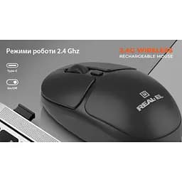 Мишка REAL-EL RM-335W Wireless Black (EL123200055) - мініатюра 12