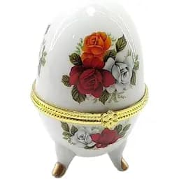 Скринька яйце Троянди 10х6х6 см (28780G)
