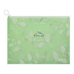 Папка-конверт на zip-блискавці А4 ARABESKI зелений BM.3975-04 BUROMAX матовий напівпрозорий пластик (4823126800639)