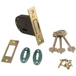 Замок врізний сувальдний дверний FZB 700 CP 3 ключа