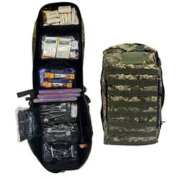 Аптечний набір (тактичний рюкзак) військового медика з турнікетами SAM XT