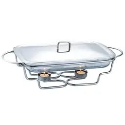 Марміт Magio MG-1207 з боросилікатного термостійкого скла на 2 свічки 3 л (1207МG)