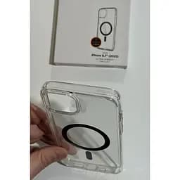 Оригінальний прозорий чохол Spigen Ultra Hybrid MagSafe (MagFit) для Iphone 14 Plus/15 Plus (6.7") Graphite ACS06661 - мініатюра 7