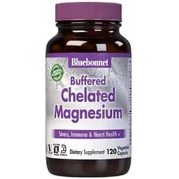 Магний хелатный буферный Bluebonnet Nutrition Albion 200 мг 120 вегетарианских капсул