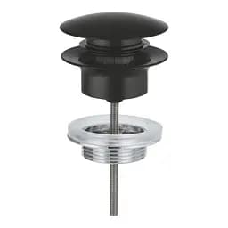 Донний клапан Grohe Click-Clack 1024642430, Чорний матовий