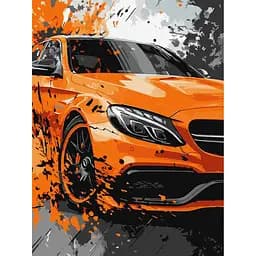 Картина за номерами "Яскрава міць" ©art_selena_ua KHO5154, 30х40 см