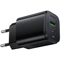 МЗП Borofone BAS83A Star PD20W+QC3.0 (1USB-A/1C) Black - мініатюра 3