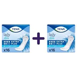 Урологічні прокладки Tena Lady Slim Extra Plus 32 шт. (2 уп. х 16 шт.)