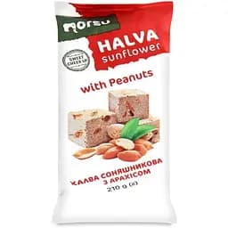Халва Norsu подсолнечная с арахисом 210 г