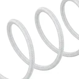 Дата кабель Baseus Gem Fast Charging Type-C to Type-C 100W (2m) (P10373000111-01) Moon White - мініатюра 3