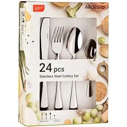 Уценка. Набор столовых приборов Ardesto Gemini Luster 24 предмета (AR1924LS)