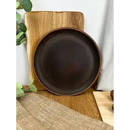 Блюдо для піци 30 см керамічна (глиняна) Гладке