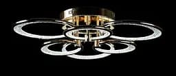 Люстра стельова LED Splendid Ray LT98120/3+3, 160W, золота, сучасний стиль з пультом - мініатюра 2
