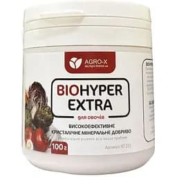 Мінеральне добриво Agro-x Biohyper extra Біохайпер Екстра для овочів 100 г (47233)