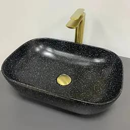 Умивальник VBI Ravenna space black matt накладний VBI-011221, Чорний матовий