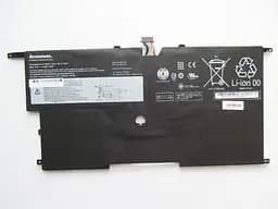 Акумулятор для ноутбука Lenovo ThinkPad X1 Carbon (2nd Gen), 2990 mAh (45Wh), 4cell, 15V, Li-Pol, чорний