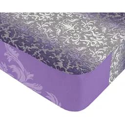 Простирадло Iris Home ранфорс Chris на резинці, 200х140х25 см, лілове (svt-2000022319553)