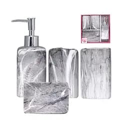 Набор для ванной комнаты SnT Гранит, 4 предмета (888-06-021)