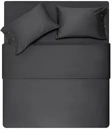 Простирадло Mix&Match Premium 240x260см 100% бавовна сатин сірий ARDESTO pbe0050517