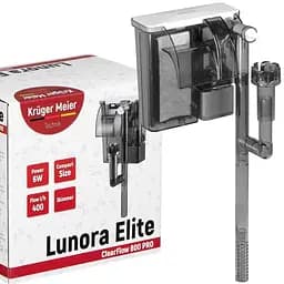 Каскадний фільтр Kruger Meier Lunora Elite 800 зі скіммером для акваріумів 35-70 літрів - мініатюра 2