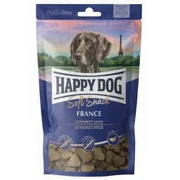 Ласощі для собак середніх та великих порід Happy Dog Soft Snack France м'які закуски з качкою 100 г (60686)