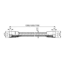 Шланг для душу Imprese LSR SS 1200 мм anti-twist black matt f03600110SD, Чорний матовий - мініатюра 2