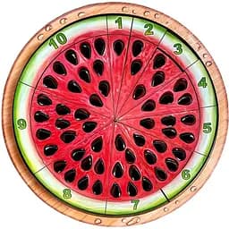 Пазл-сортер Ubumblebees Кавун - 2 PSD171 дерев'яний