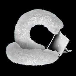 Наручники Crushious Love Cuffs Furry (белый)