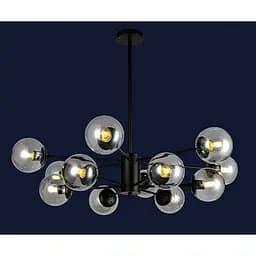 Люстра молекула Levistella 7526033-12 BK+CL - мініатюра 2