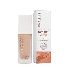 Тональна основа матуюча зволожувальна Neverti Natural Matte (NP302), 004 Карамельна