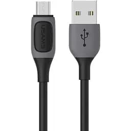 Кабель Usams SJ597 Micro 2A Bicolor Charging Data CableJelly Series 1 м Черный