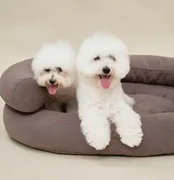 Лежак ортопедичний для собак "Marshmallow" коричневий М (90*75) - мініатюра 5