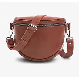 Шкіряна сумка поясна-кроссбоді Vacation світло-коричневий