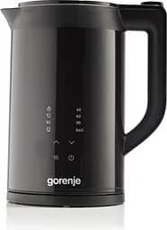 Gorenje Електрочайник 1.7л, підвійні стінки, LED дисплей, Strix контроль, чорний - мініатюра 2
