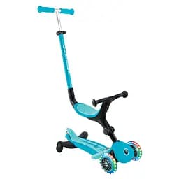 Самокат Globber Go Up Active Lights 360 колеса світяться до 20/50кг від 1 року блакитний (749-300) - мініатюра 4