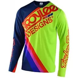 Велоджерси Troy Lee Designs Sprint Ultra Jersey Tilt Navy/Yellow S (1106-356176002)