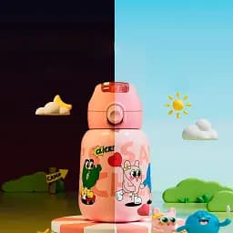 Термос JEKO Children's Insulated Cup 560ml Happy Gathering (199901629) [99668] - мініатюра 3