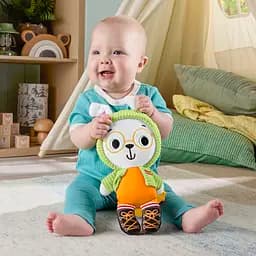 Іграшка з прорізувачем Fisher-Price Зайчик-обіймашка (JLB87) - мініатюра 6