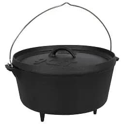 Котел с крышкой Bo-Camp Dutch Oven Cast Iron Black 31 см 7.1 л (DAS303291)
