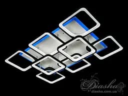 Світлодіодна люстра Diasha 8060/6+2BK LED 3color dimmer - мініатюра 5