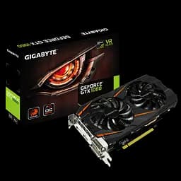 Відеокарта GeForce GTX 1060 6GB Gigabyte WindForce OC (GV-N1060WF2OC-6GD) Б/В - мініатюра 2
