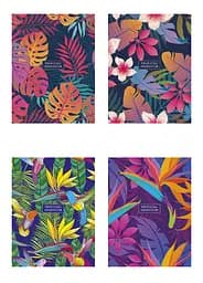 Комплект 4 шт загальних зошитів. Зошит Школярик А5 48 арк. у лінію 5201 4823088203912