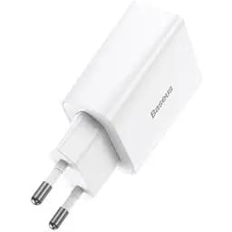 Зарядний пристрій Baseus Speed ​​Mini Quick Charger USB-C 20W EU White - мініатюра 2