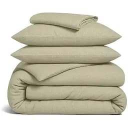 Комплект постільної білизни Cosas Olive CS1 Євро фланель оливка (Flannel_05Olive_El180x30-05Olive_200)