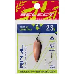 Блешня Select Rival 2.3g 30mm #06 Copper Trick - мініатюра 2