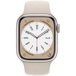 Apple Watch Series 8 GPS, 41mm, Starlight, Starlight Sport Band (Grade Q) Seller Refurbished - мініатюра 2