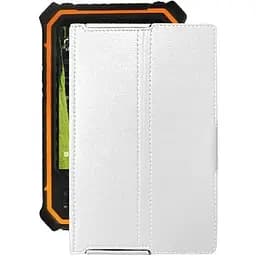 Чохол StatusCASE з екошкіри для планшету Hugerock T80V2 Білий