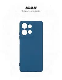 Чехол ArmorStandart ICON для Motorola G75 5G Camera cover Blue (ARM81622) - мініатюра 3